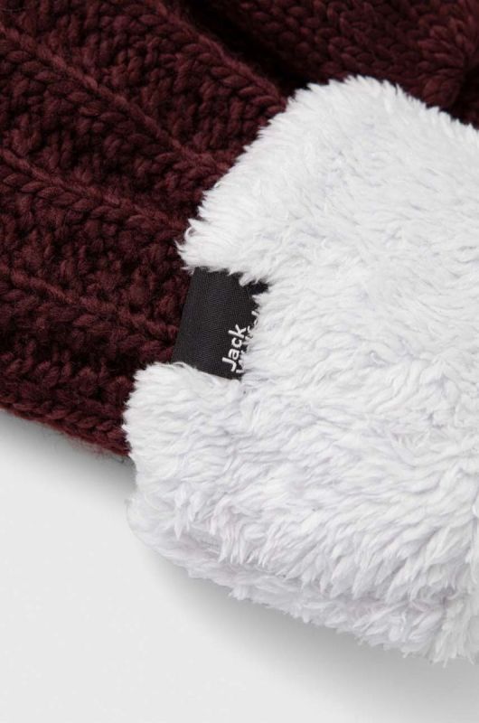 Рукавички Jack Wolfskin жіночі колір фіолетовий фото 2