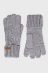 Рукавички Barbour жіночі колір сірий (3575566)