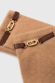Вовняні рукавички Lauren Ralph Lauren колір бежевий