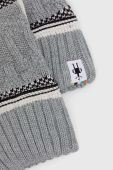 Рукавички Smartwool Popcorn Cable жіночі колір сірий