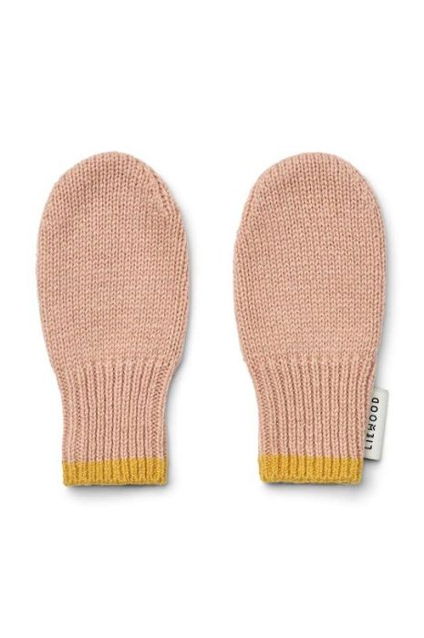 Рукавички для немовлят Liewood колір рожевий Рукавички для немовлят Liewood колір рожевий