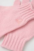 Дитячі вовняні рукавички United Colors of Benetton колір рожевий (3404211)