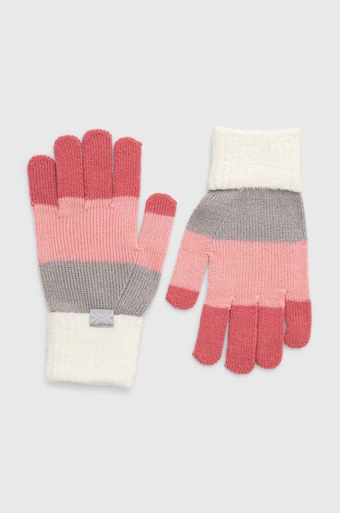 Дитячі рукавички United Colors of Benetton колір рожевий (3467261)