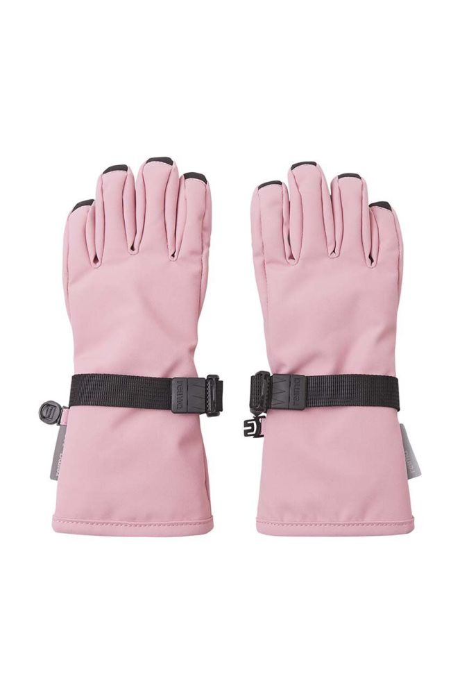 Дитячі лижні рукавички Reima Pivo колір рожевий