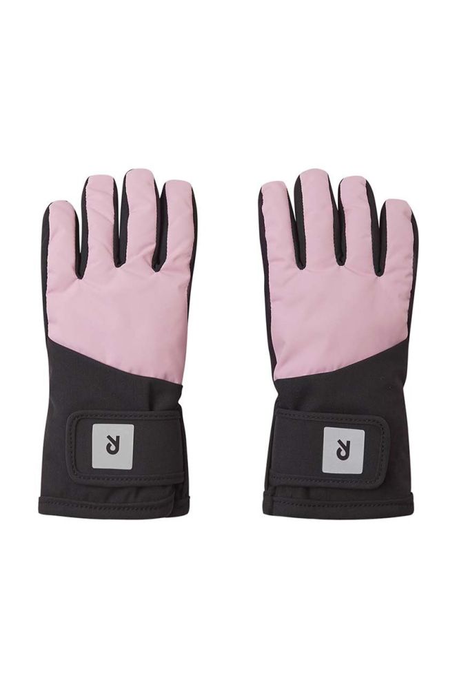Дитячі лижні рукавички Reima Hanskas колір рожевий