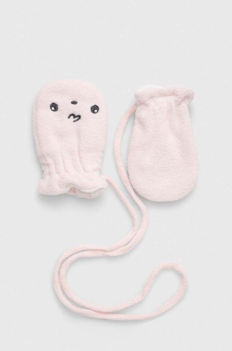 Рукавички для немовлят United Colors of Benetton колір рожевий Рукавички для немовлят United Colors of Benetton колір рожевий