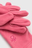 Дитячі рукавички United Colors of Benetton колір рожевий (3630043)