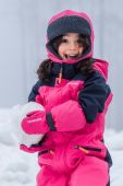 Дитячі лижні рукавички Didriksons BIGGLES ZIP MITTEN колір рожевий (3608421)