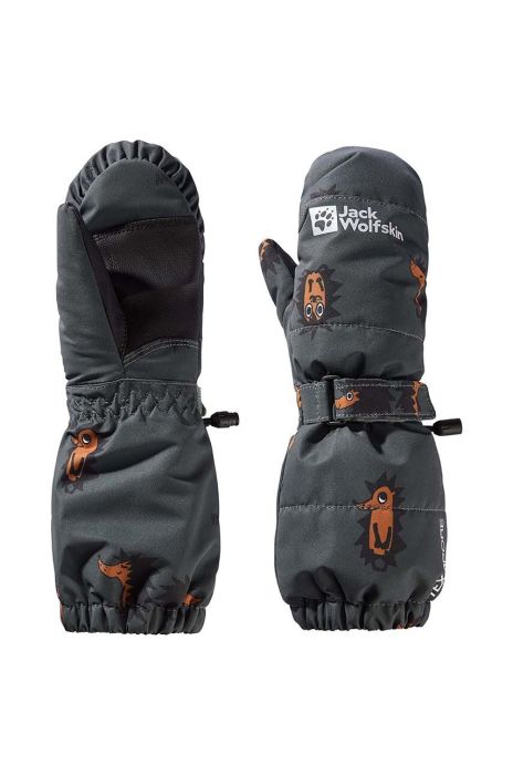Дитячі лижні рукавички Jack Wolfskin Gleely 2l Ins колір сірий