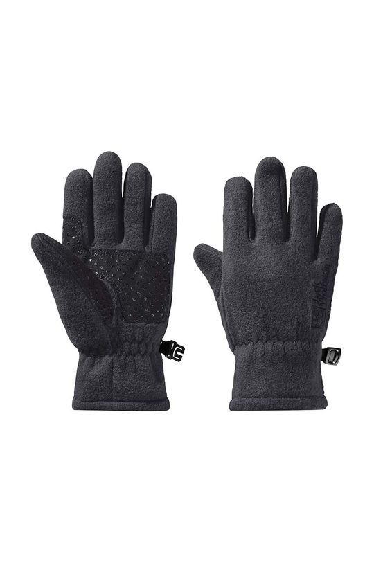 Дитячі рукавички Jack Wolfskin Fleece колір чорний (3521535)