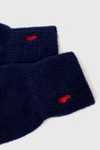 Рукавички з домішкою вовни Polo Ralph Lauren колір синій