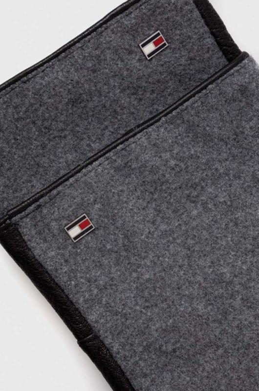 Рукавички Tommy Hilfiger чоловічі колір сірий фото 2