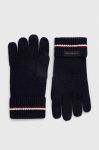 Рукавички з домішкою вовни Tommy Hilfiger колір синій (3641982)