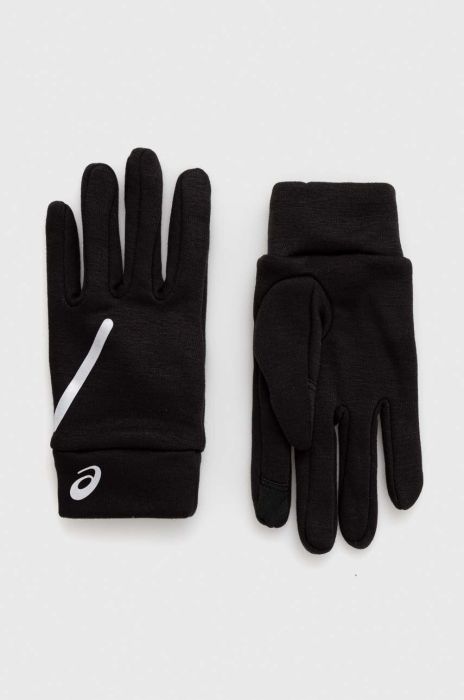 Рукавички Asics колір чорний (3618399)