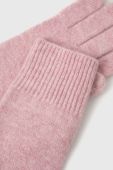 Рукавички з домішкою вовни United Colors of Benetton колір рожевий (3653826)