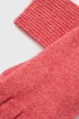 Рукавички з домішкою вовни United Colors of Benetton колір рожевий (3653827)