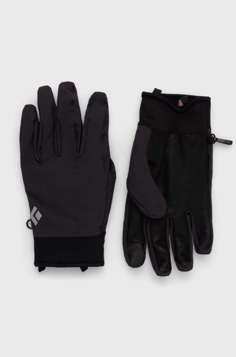 Рукавички Black Diamond Midweight Softshell колір сірий