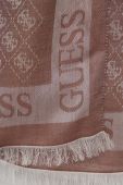 Шарф Guess жіночий колір коричневий візерунок (3306025)