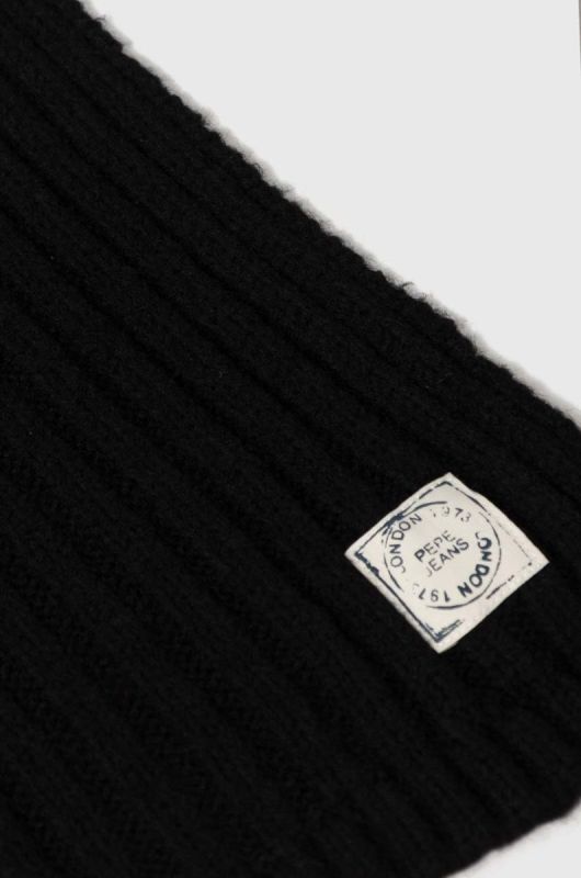 Шарф Pepe Jeans жіночий колір чорний однотонний (3515805) фото 2