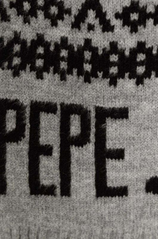 Шарф Pepe Jeans жіночий колір сірий візерунок (3486411) фото 2