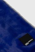 Шарф Karl Lagerfeld Jeans жіночий однотонний колір блакитний