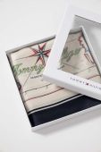 Шовкова хустка на шию Tommy Hilfiger колір синій візерунок (3474371)