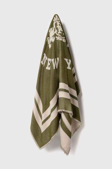 Хустка Tommy Hilfiger жіноча колір зелений візерунок