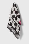 Хустка Karl Lagerfeld жіноча колір білий візерунок
