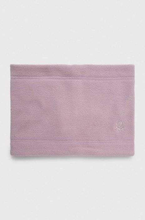 Дитячий снуд United Colors of Benetton колір фіолетовий однотонний (3653831)