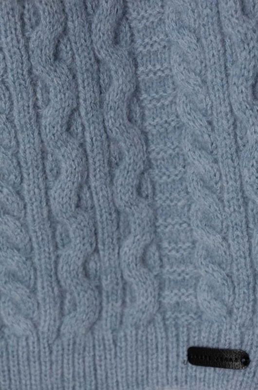 Шарф Pepe Jeans однотонний колір блакитний фото 2