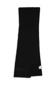 Дитячий бавовняний шарф BOSS колір чорний з аплікацією (3446983)