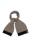 Дитячий шарф з домішкою вовни Michael Kors колір чорний візерунок (3454631)