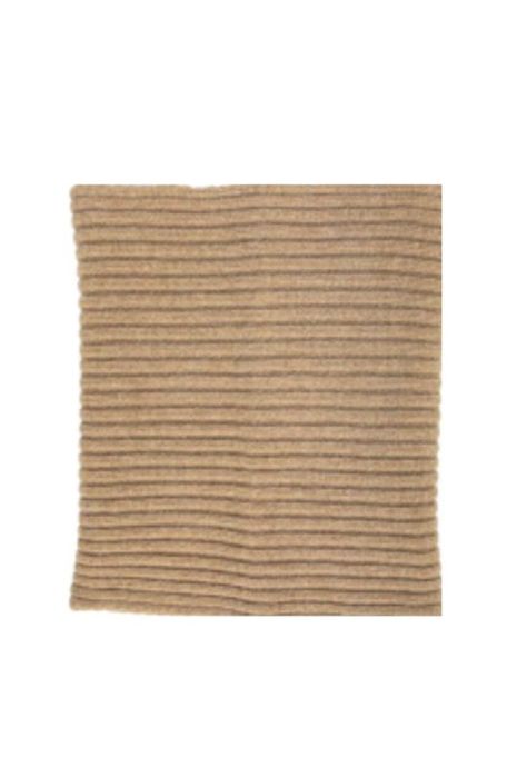 Дитячий снуд Jamiks OLE колір коричневий однотонний