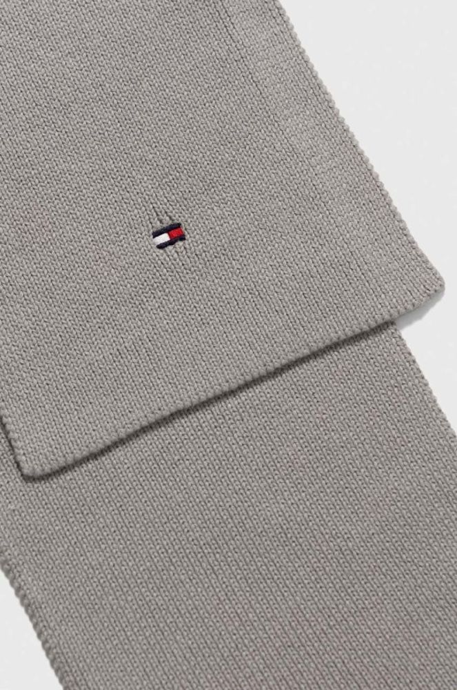 Дитячий шарф Tommy Hilfiger колір сірий однотонний (3434457) фото 2