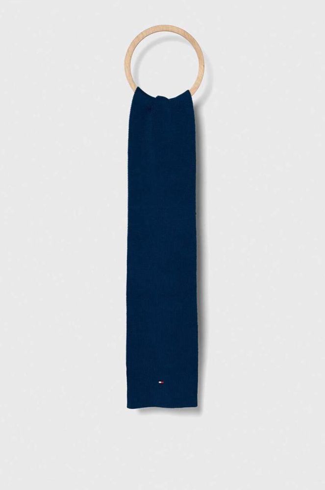 Дитячий шарф Tommy Hilfiger колір синій однотонний (3434456)