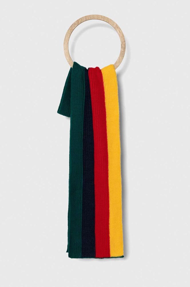 Дитячий шарф United Colors of Benetton візерунок колір барвистий (3648363)