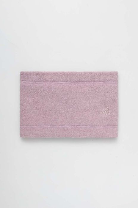 Дитячий снуд United Colors of Benetton колір фіолетовий однотонний (3635189)