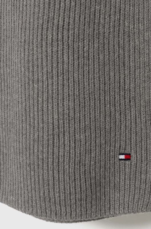 Шарф з домішкою кашеміру Tommy Hilfiger колір сірий однотонний (3421541) фото 2