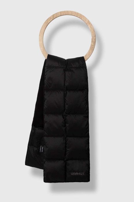Пуховий шарф Gramicci Down Scarf колір чорний однотонний G3FA.105.TG