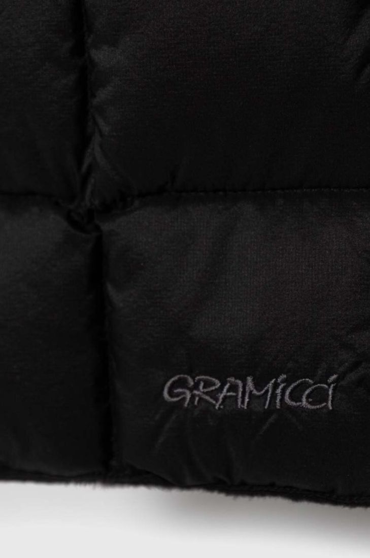 Пуховий шарф Gramicci Down Scarf колір чорний однотонний G3FA.105.TG