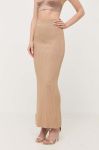 Спідниця Guess колір бежевий maxi олівець Спідниця Guess колір бежевий maxi олівець