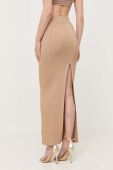 Спідниця Guess колір бежевий maxi олівець