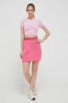 Спідниця Guess колір рожевий mini пряма (3313259) Спідниця Guess колір рожевий mini пряма (3313259)