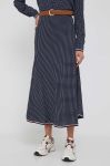 Спідниця Tommy Hilfiger колір синій midi розкльошена (3348727) Спідниця Tommy Hilfiger колір синій midi розкльошена (3348727)