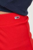 Спідниця Tommy Jeans колір червоний mini розкльошена (3394739)