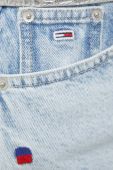 Джинсова спідниця Tommy Jeans mini пряма колір блакитний (3330239)