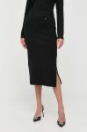 Спідниця BOSS midi пряма колір барвистий Спідниця BOSS midi пряма колір барвистий