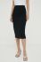 Спідниця Samsoe Samsoe колір чорний midi олівець