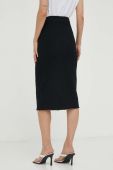 Спідниця Samsoe Samsoe колір чорний midi олівець Спідниця Samsoe Samsoe колір чорний midi олівець