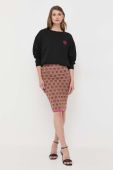 Спідниця Pinko колір коричневий mini олівець